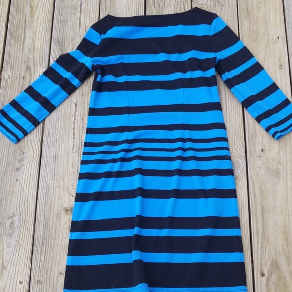 RELISTED Blue and black striped sheath dress - Picture 2 of 3